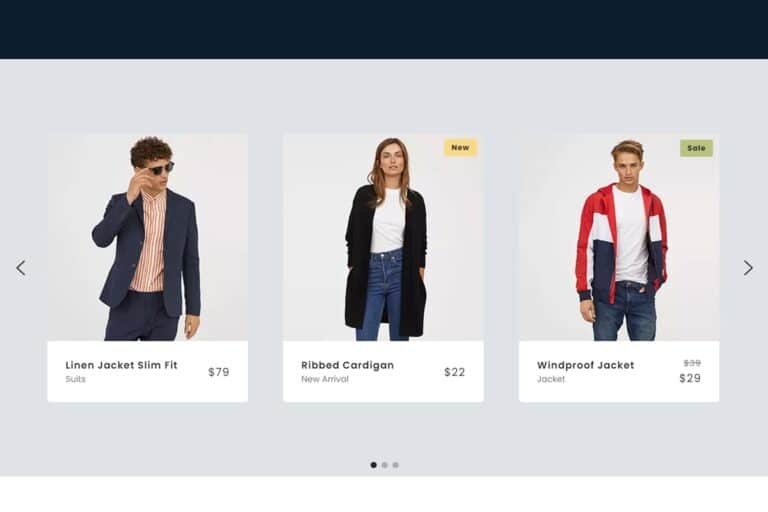 Product Carousels Sliders Slideshows for Ecommerce Websites